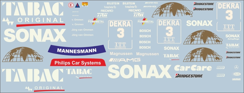 Mercedes CLK DTM95 Tabac Sonax Nr3 