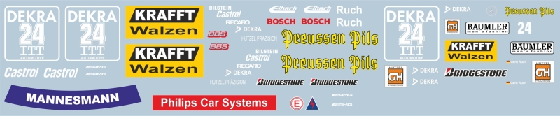 Mercedes c-classe DTM 1995 Preussen Pils