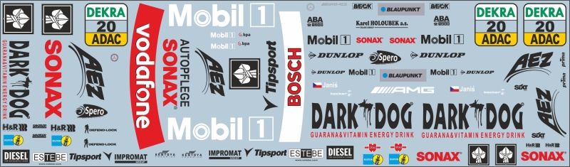 Mercedes clk DTM 2003 - 2005 Team Rosberg