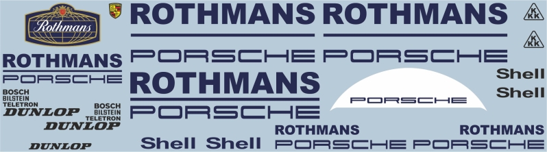 Porsche 956 KH Rothmans Castalet 1983