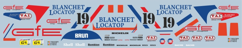 Porsche 956 LH Blanchet Locatop 