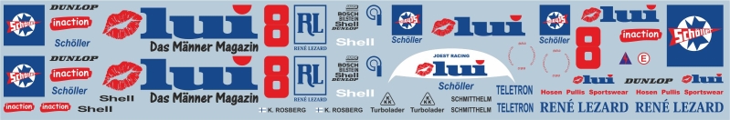 Porsche 956 kh Norisring 84 Lui Schller 