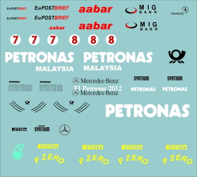 F1 Petronas 2012