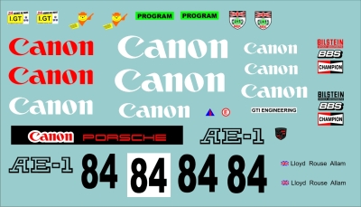 canon 924 GTR Le M ans1982