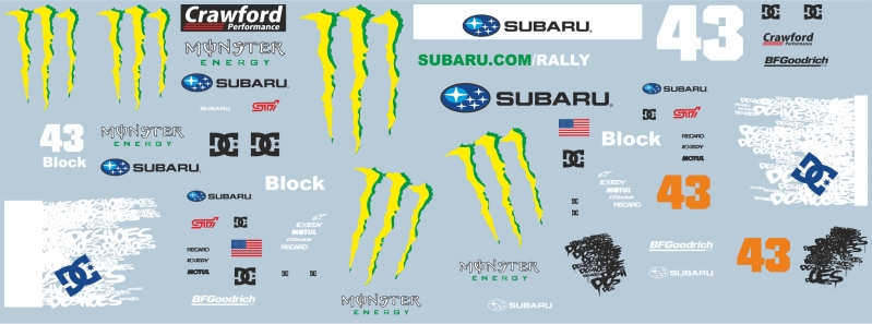 monster energy subaru